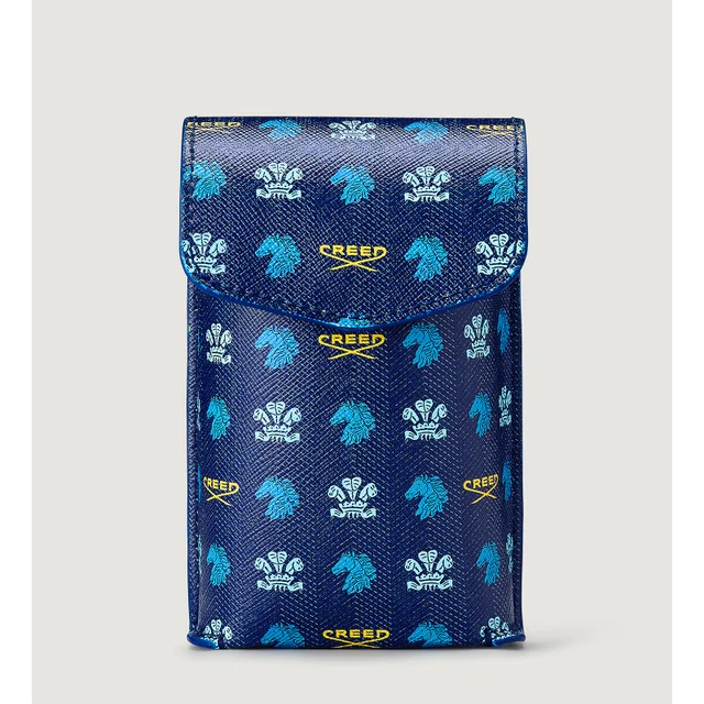 Funda De Cuero Azul De 75ml