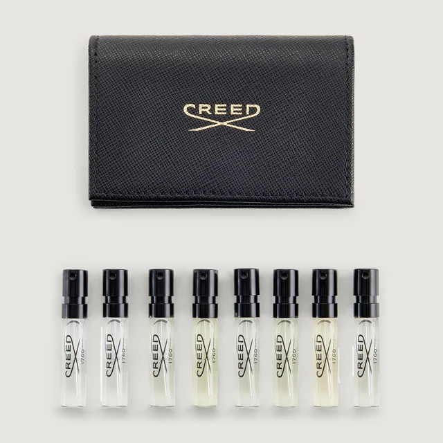 Cartera de muestras de cuero para hombre - Negro