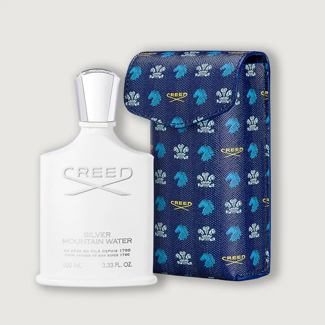 Silver Mountain Water 100ml Con Funda de Cuero