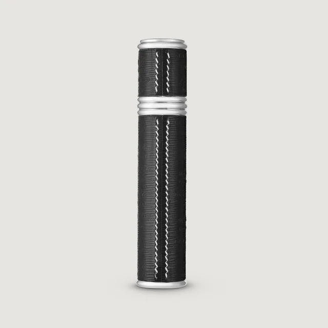 Atomizador de perfume de viaje recargable 10 ml -Negro/plateado