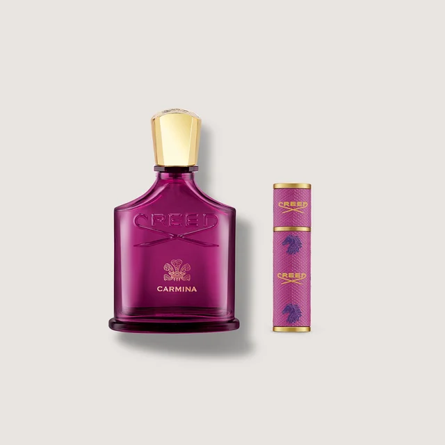 Dúo de fragancia Carmina y atomizador