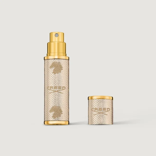 Atomizador de perfume de viaje recargable de 5 ml - Dorado