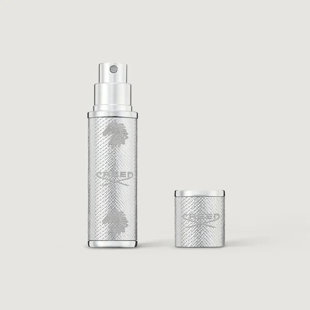 Atomizador de perfume de viaje recargable de 5 ml - Plateado